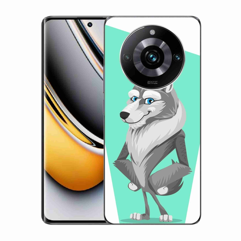 Gelový kryt mmCase na Realme 11 Pro/11 Pro+ - kreslený vlk