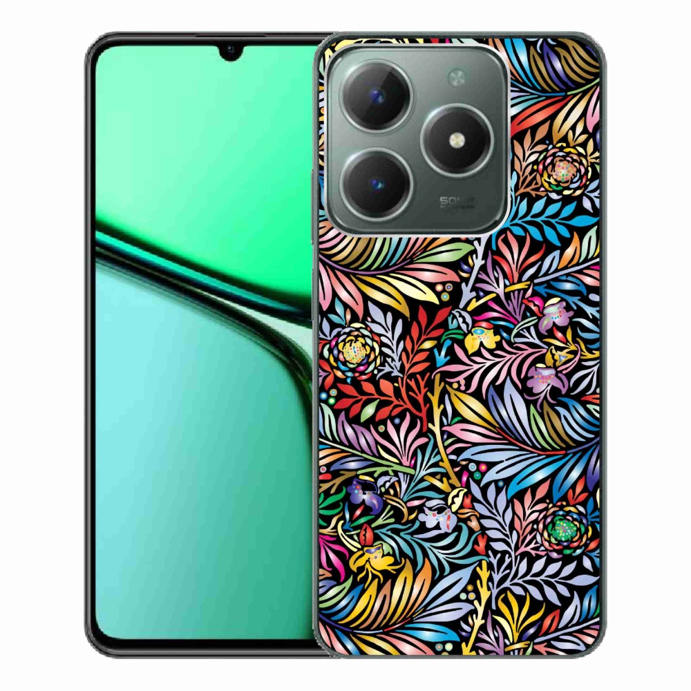 Gelový kryt mmCase na Realme C61 - květiny 5