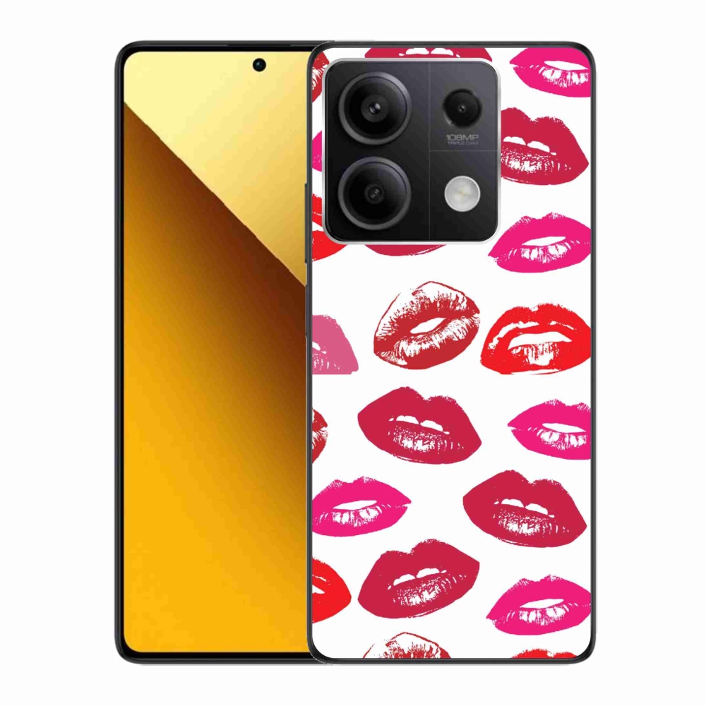 Gelový kryt mmCase na Xiaomi Redmi Note 13 5G - rty