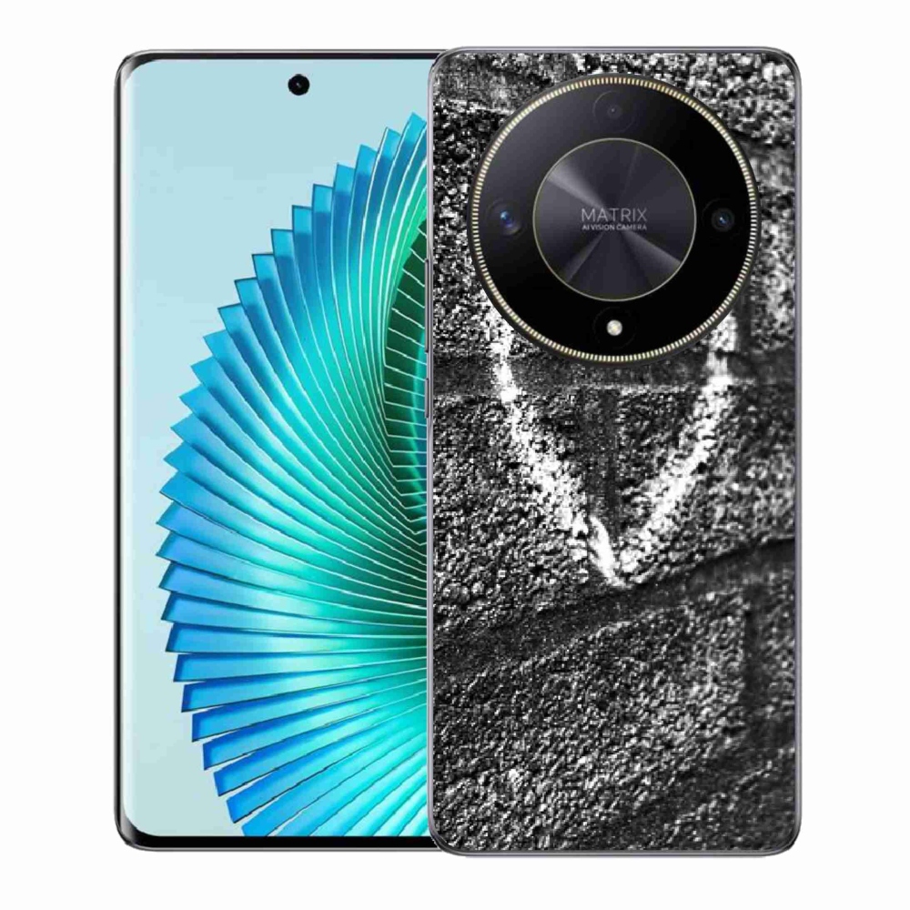 Gelový kryt mmCase na Honor Magic 6 Lite 5G - srdce na zdi