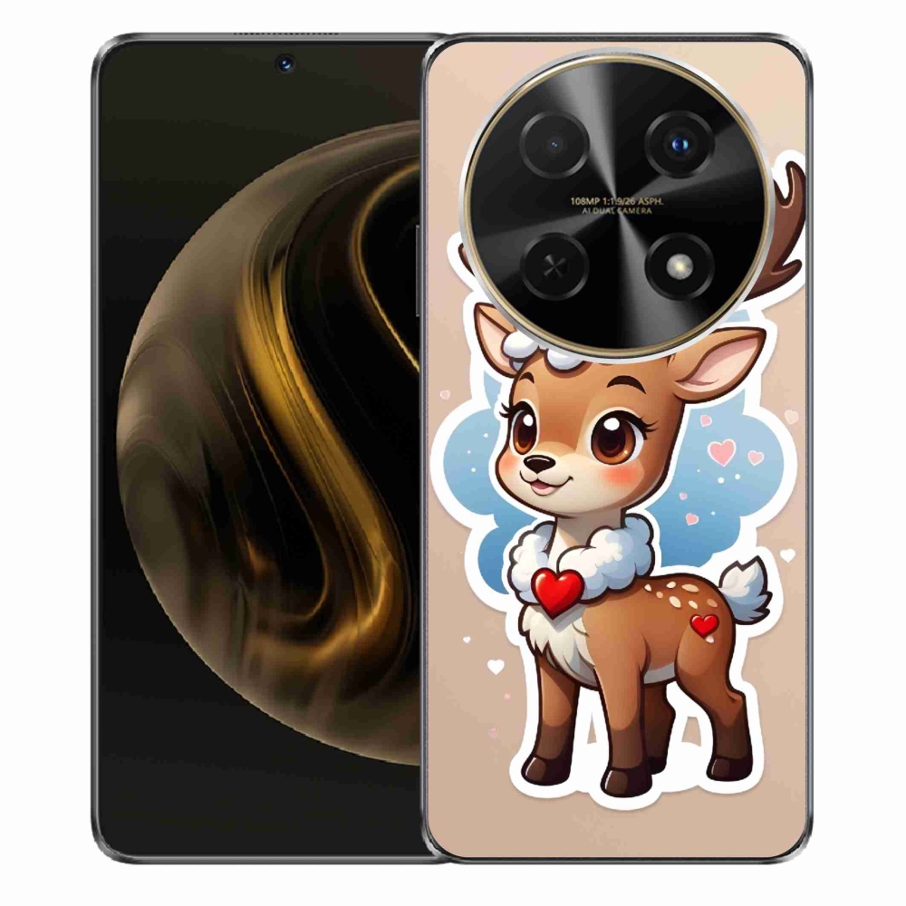 Gelový kryt mmCase na Huawei Nova 12i - kreslený sob
