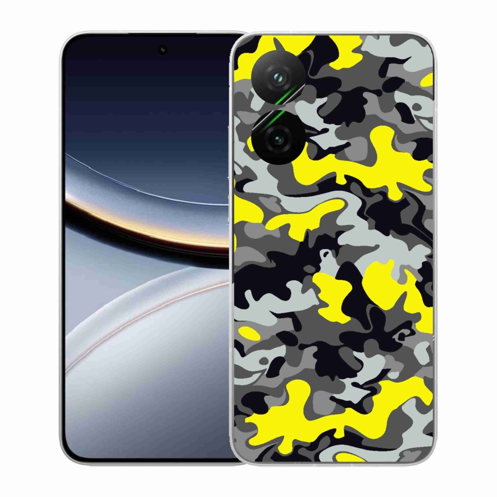 Gelový kryt mmCase na Xiaomi Poco F7 5G - maskáčový vzor 6