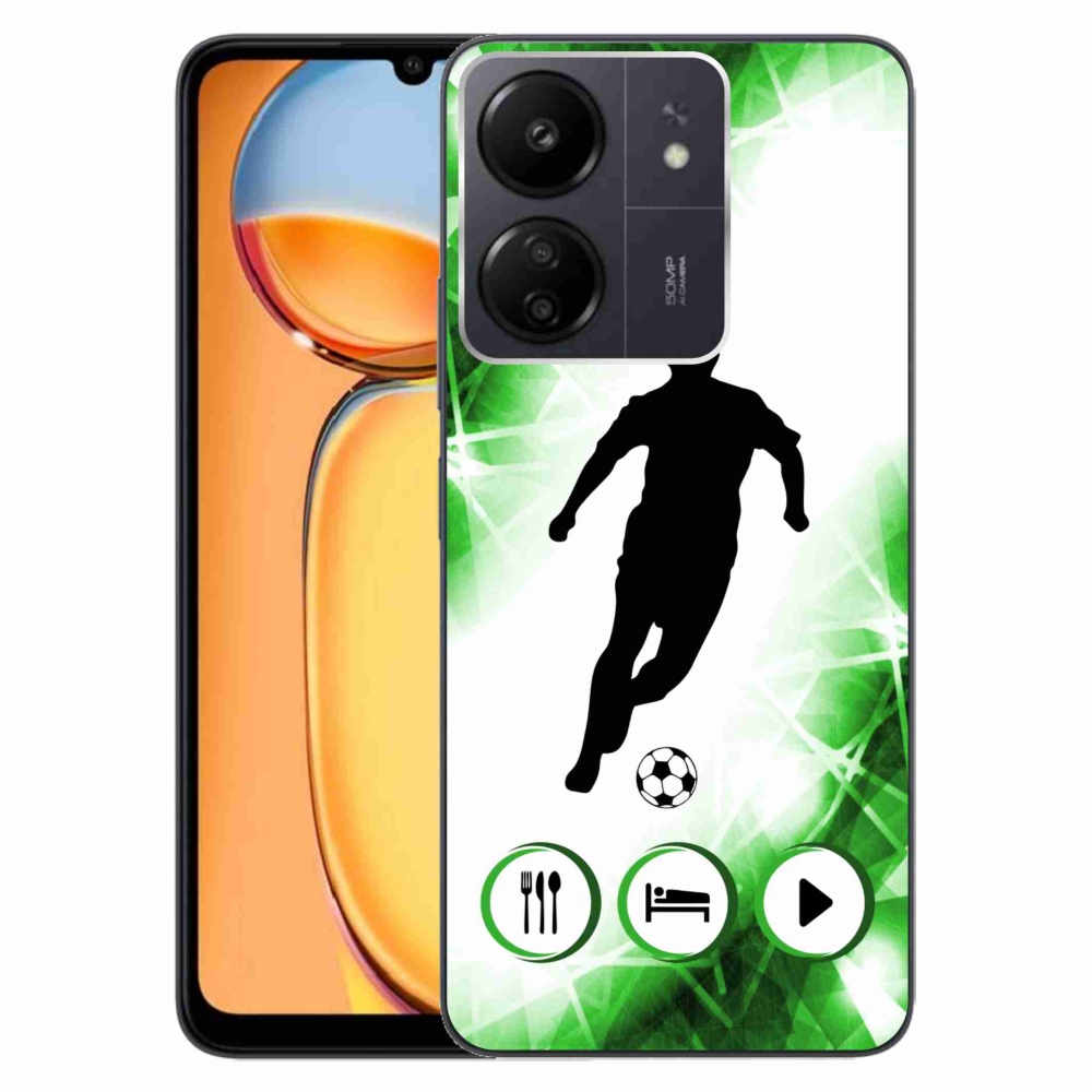 Gelový kryt mmCase na Xiaomi Poco C65/Redmi 13C - fotbalista
