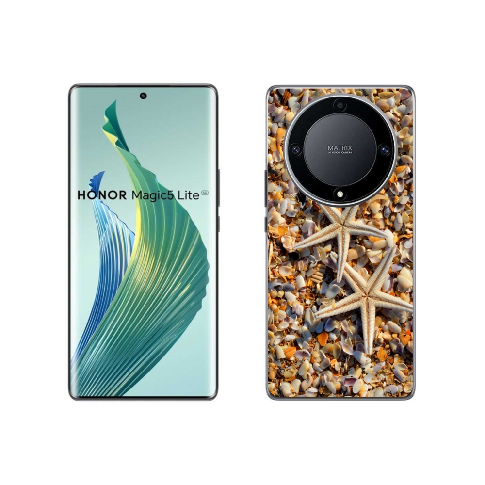 Gelový kryt mmCase na Honor Magic 5 Lite 5G - mořské hvězdice