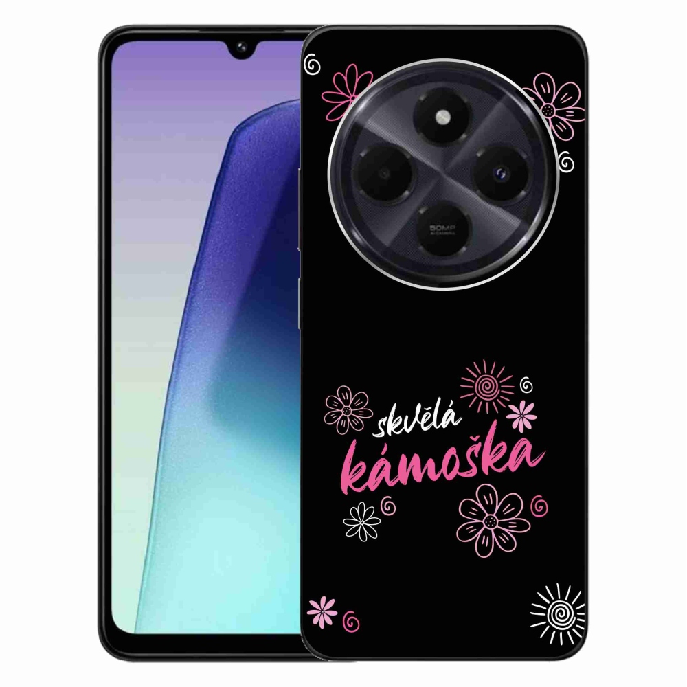 Gelový kryt mmCase na Xiaomi Redmi 14C/Poco C75 - skvělá kámoška černé pozadí