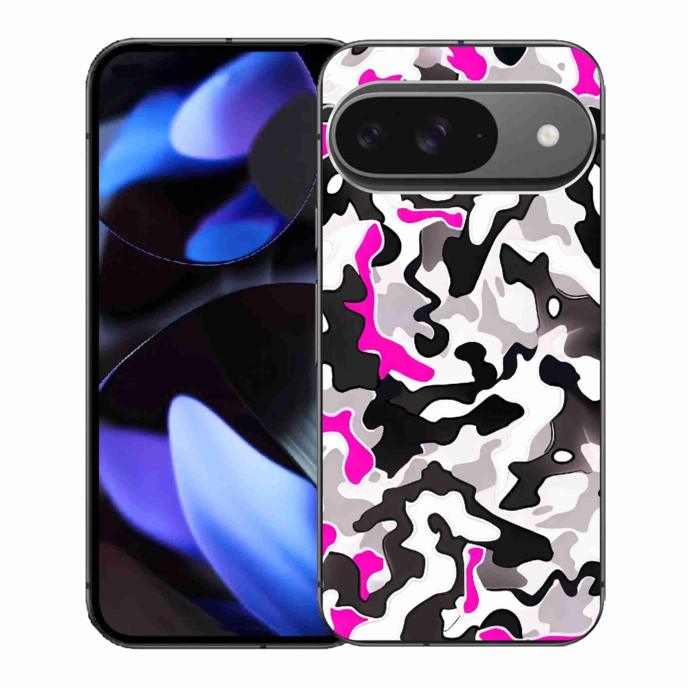 Gelový kryt mmCase na Google Pixel 9/9 Pro - maskáčový vzor 5