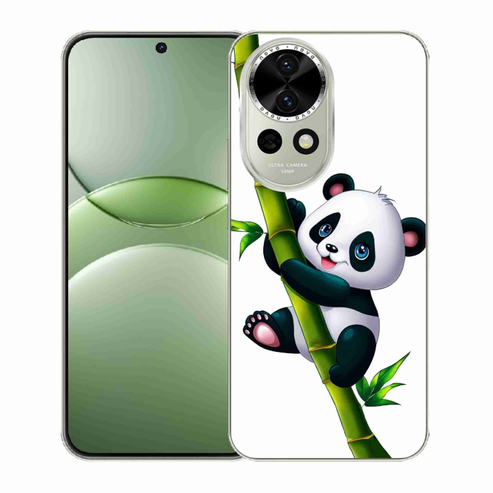Gelový kryt mmCase na Huawei Nova 13 5G - panda na bambusu