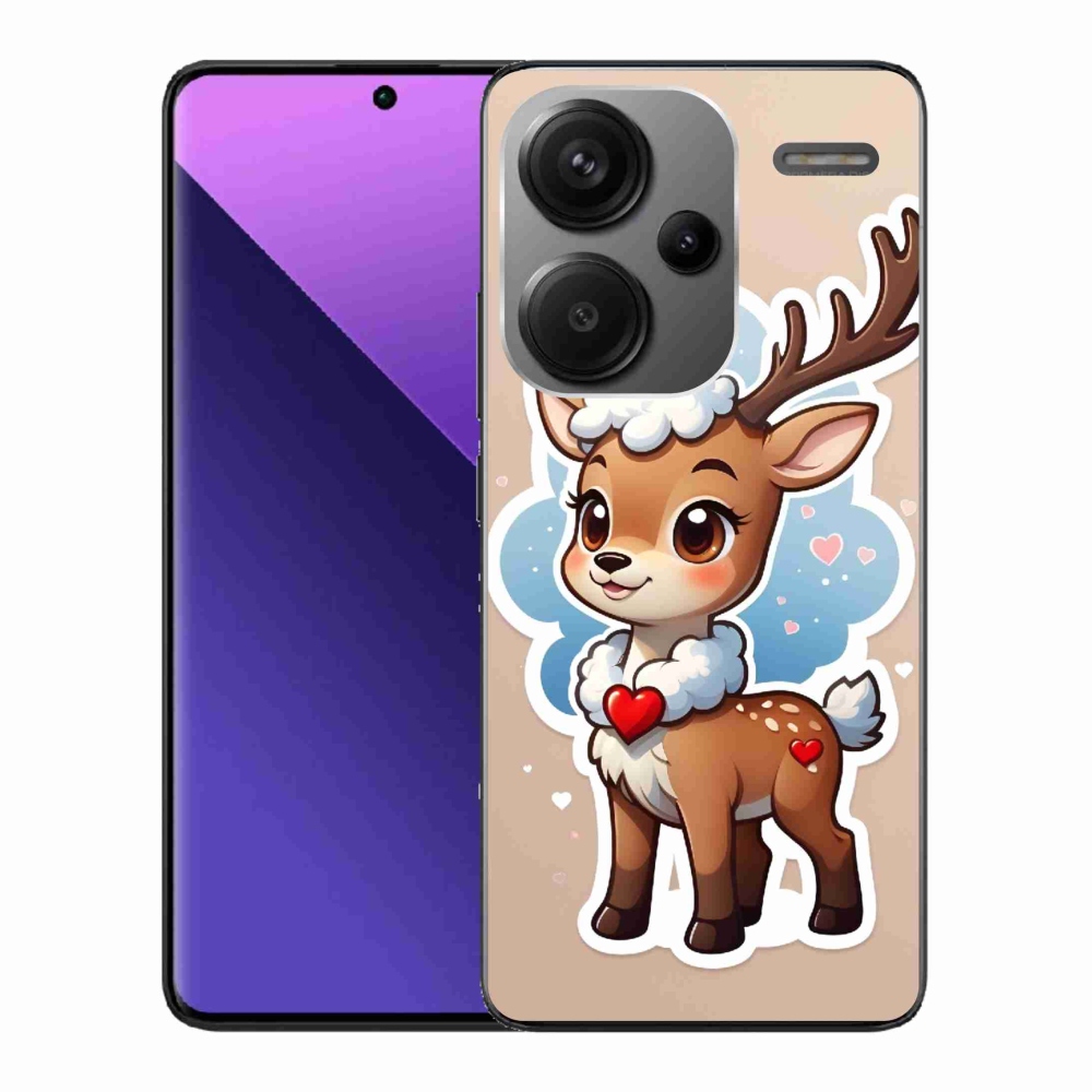 Gelový kryt mmCase na Xiaomi Redmi Note 13 Pro+ 5G - kreslený sob