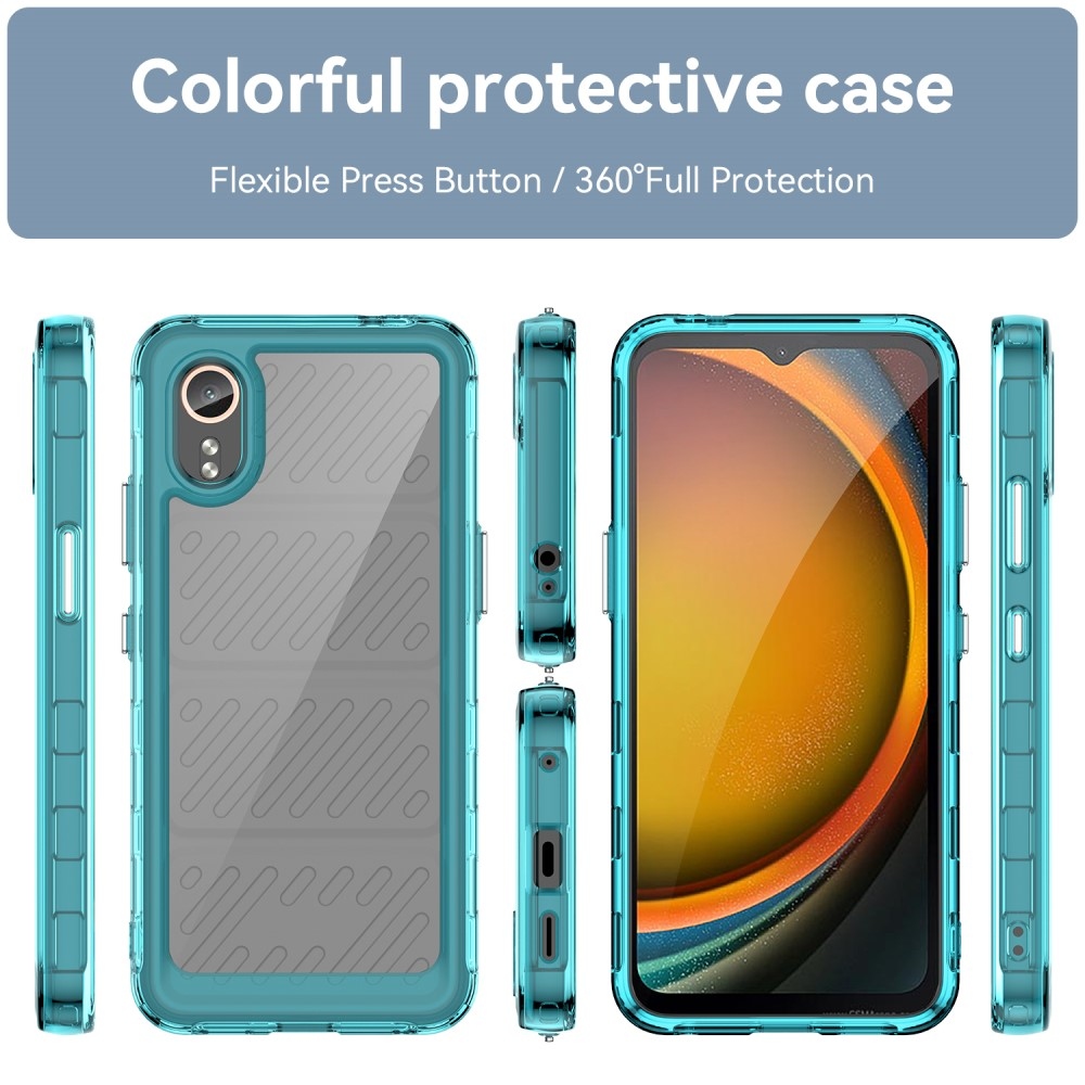 Gelový obal s pevnými zády na Samsung Galaxy Xcover 7 - světlemodrý
