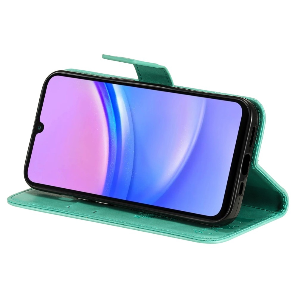 Trees knížkové pouzdro na Samsung Galaxy A16 4G/5G/A26 5G - modrozelené