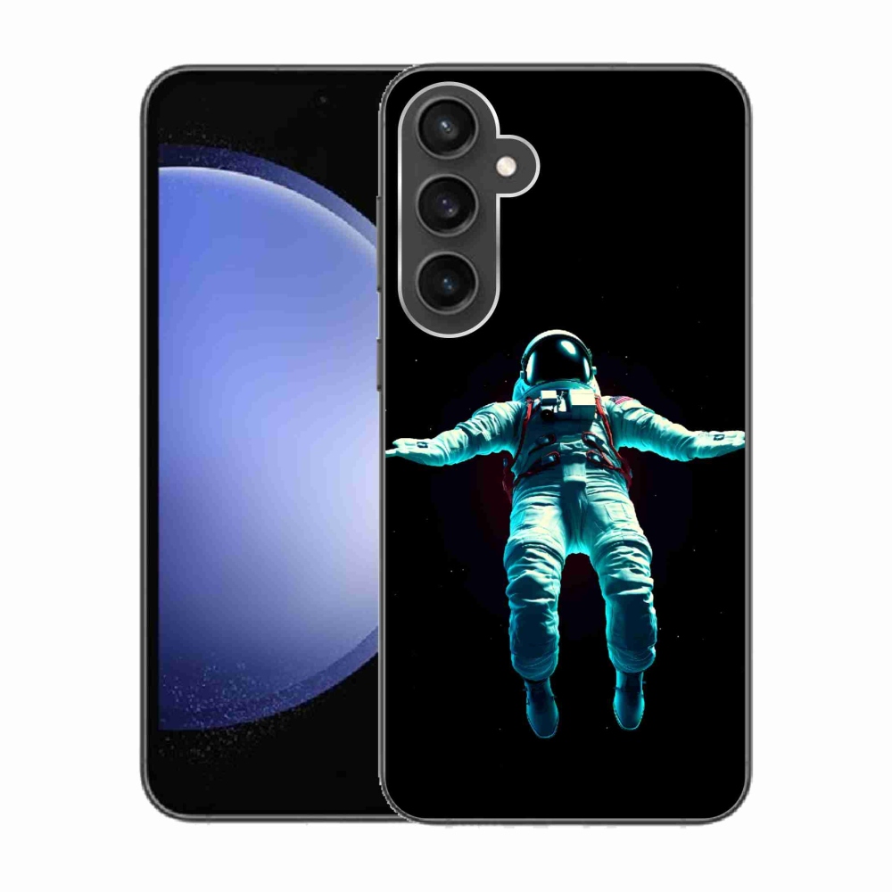 Gelový kryt mmCase na Samsung Galaxy S23 FE - kosmonaut