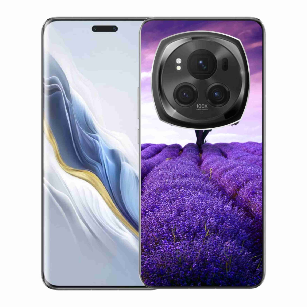Gelový kryt mmCase na Honor Magic 6 Pro 5G - levandulová louka