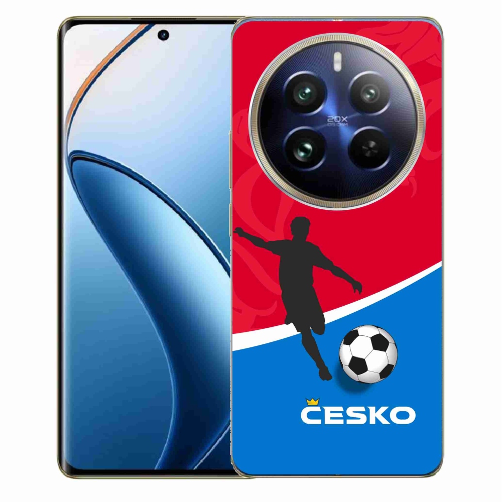 Gelový kryt mmCase na Realme 12 Pro 5G/12 Pro+ 5G - fotbal Česko