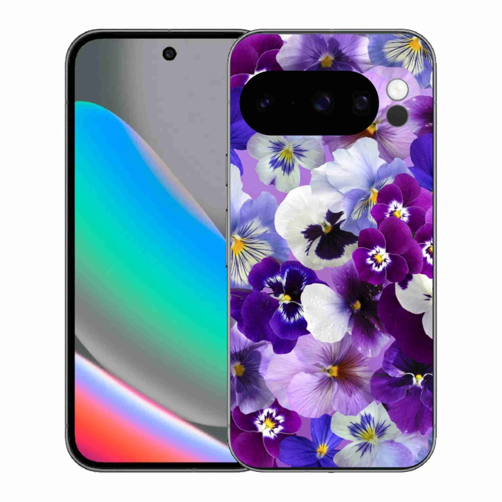 Gelový kryt mmCase na Google Pixel 10 Pro - květiny 9