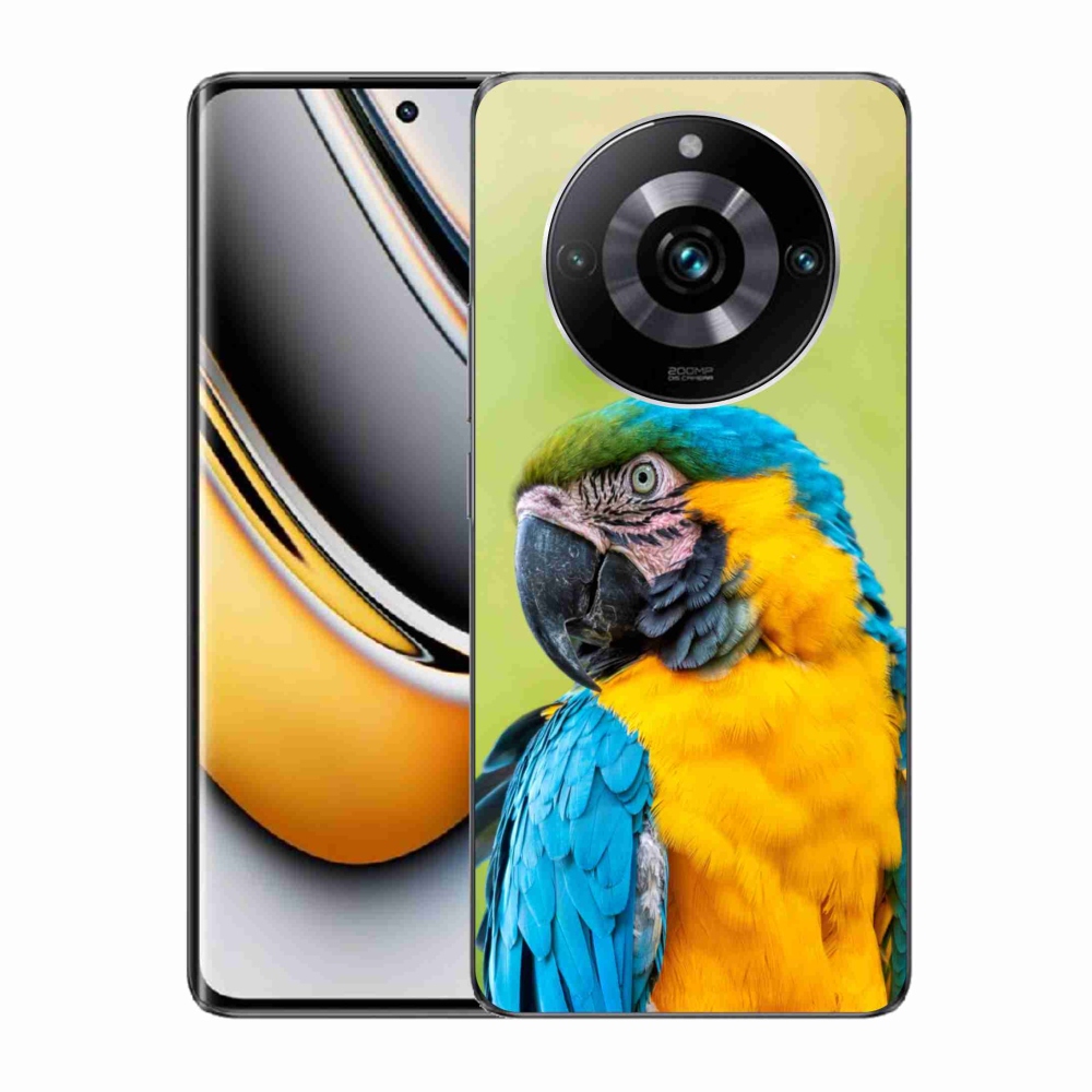 Gelový obal mmCase na Realme 11 Pro/11 Pro+ - papoušek ara 2