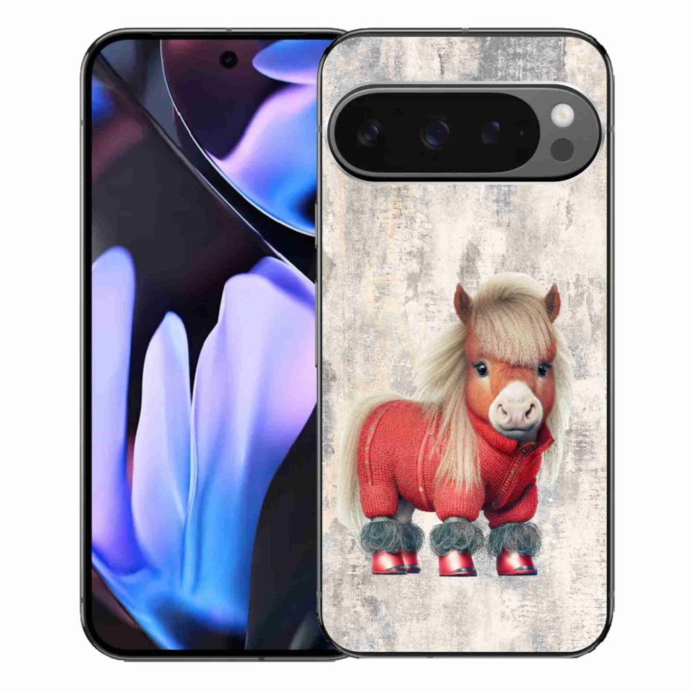 Gelový kryt mmCase na Google Pixel 9 Pro XL - poník ve svetru