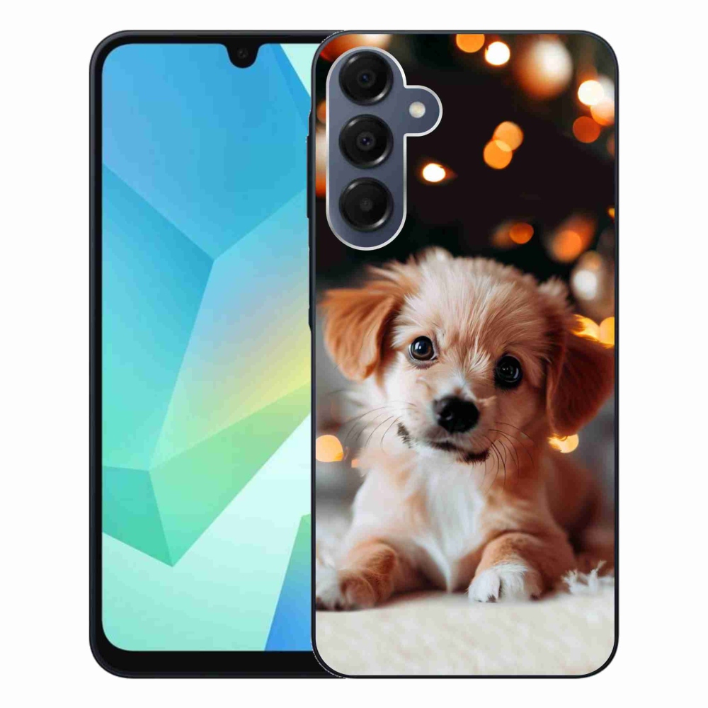 Gelový kryt mmCase na Samsung Galaxy A16 4G/5G - štěňátko