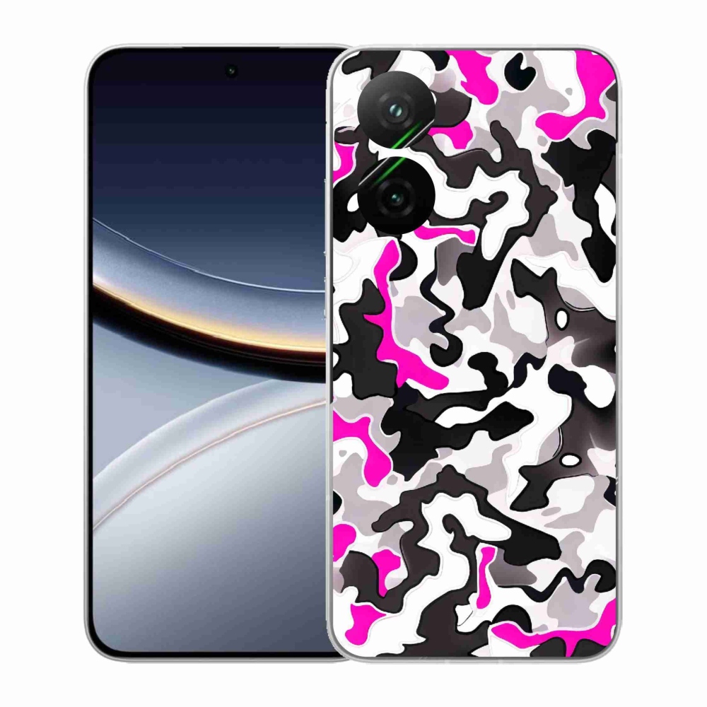 Gelový kryt mmCase na Xiaomi Poco F7 5G - maskáčový vzor 5