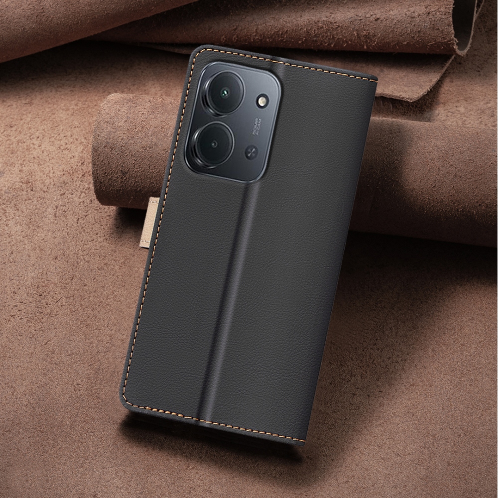 BNF DUO knížkové pouzdro na Xiaomi Redmi 15C 4G/5G (173mm) - černé
