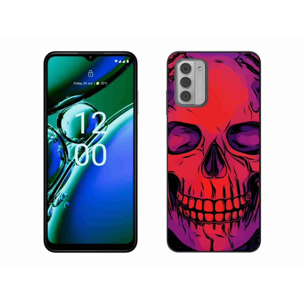 Gelový obal mmCase na Nokia G42 - lebka