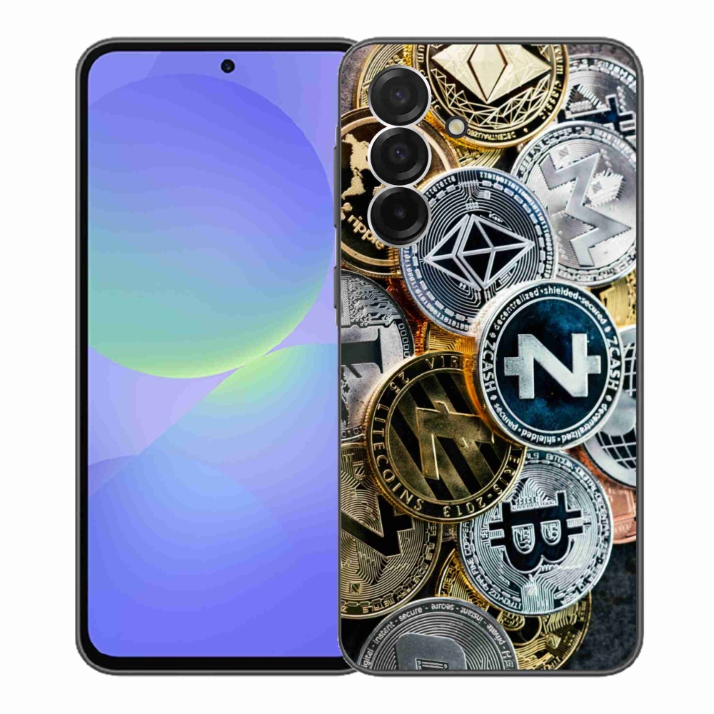 Gelový kryt mmCase na Samsung Galaxy A36 5G - kryptoměny