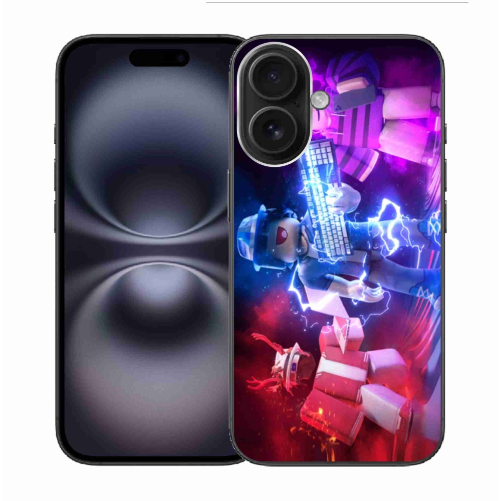 Gelový kryt mmCase na iPhone 16 - roblox