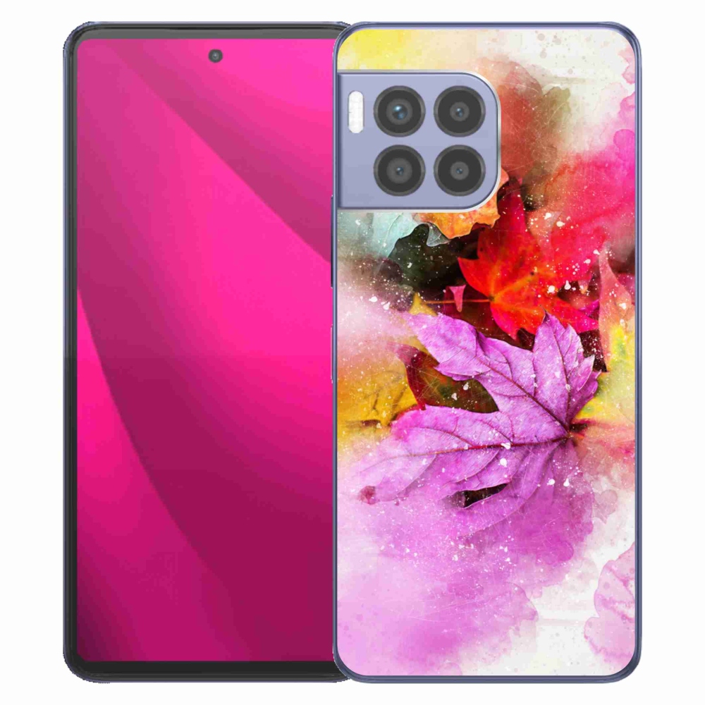Gelový kryt mmCase na T-Mobile T Phone 2 Pro - barevné listy