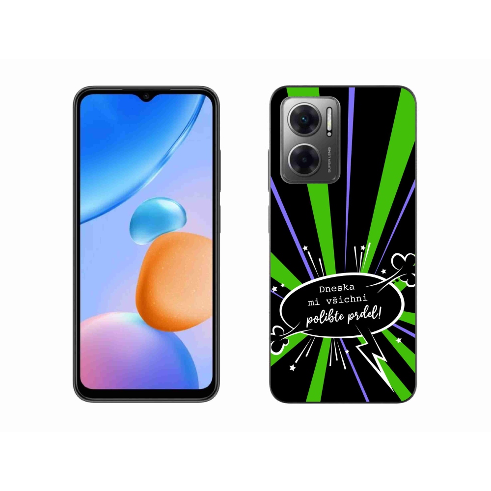 Gelový kryt mmCase na Xiaomi Redmi 10 5G - vtipný text 15 černé pozadí