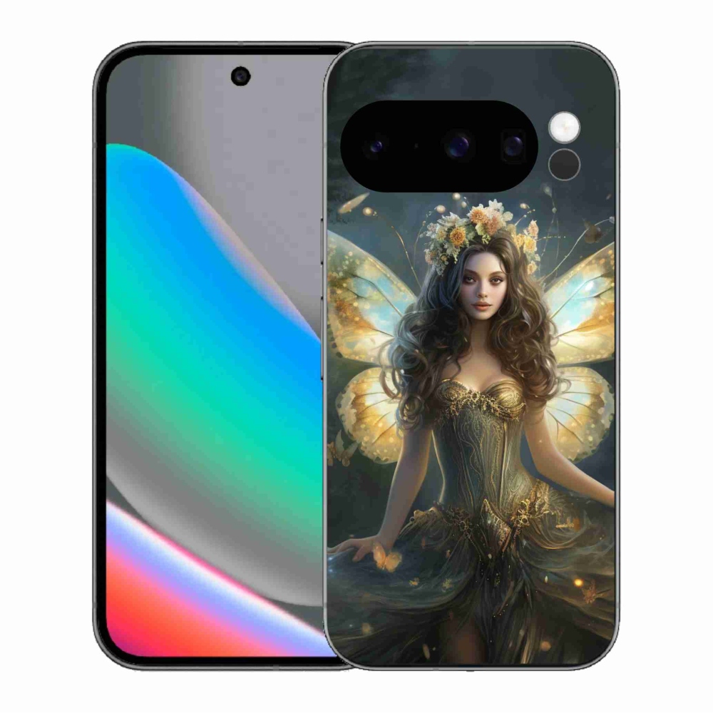 Gelový kryt mmCase na Google Pixel 10 Pro - motýlí žena