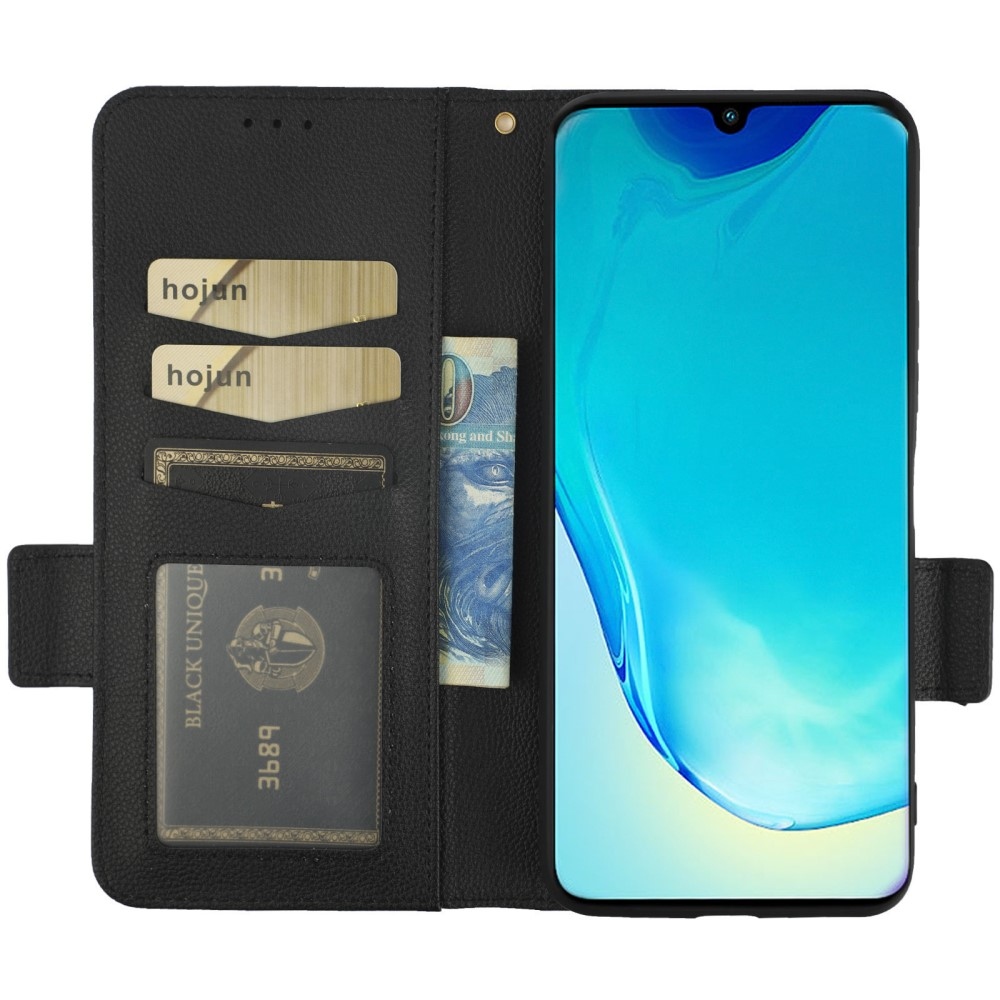 Wallet knížkové pouzdro na Vivo X80 Lite - černé