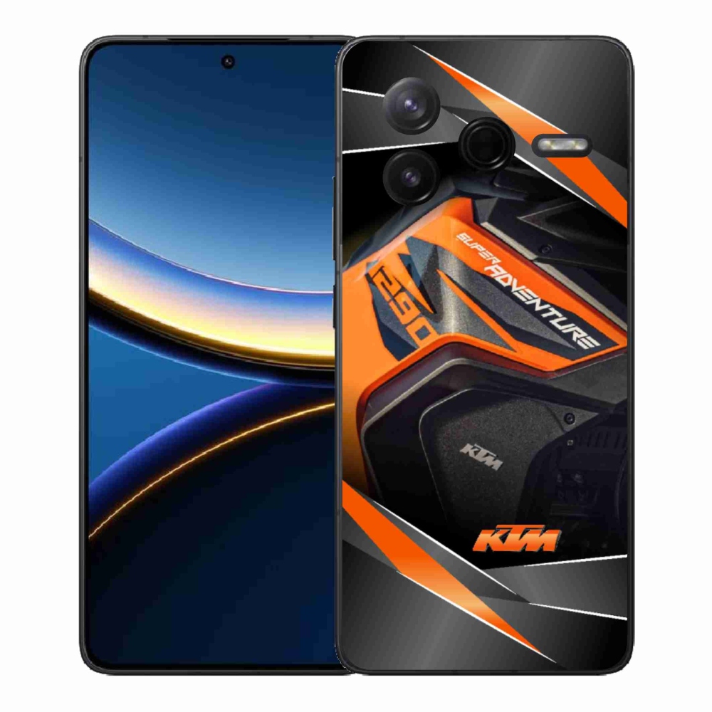 Gelový kryt mmCase na Xiaomi Poco F7 Pro - motorka ktm