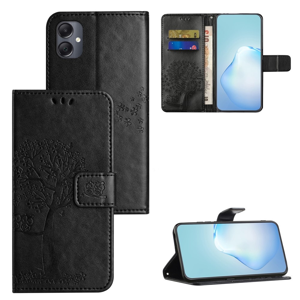 Tree knížkové pouzdro na Samsung Galaxy A07 4G - černé