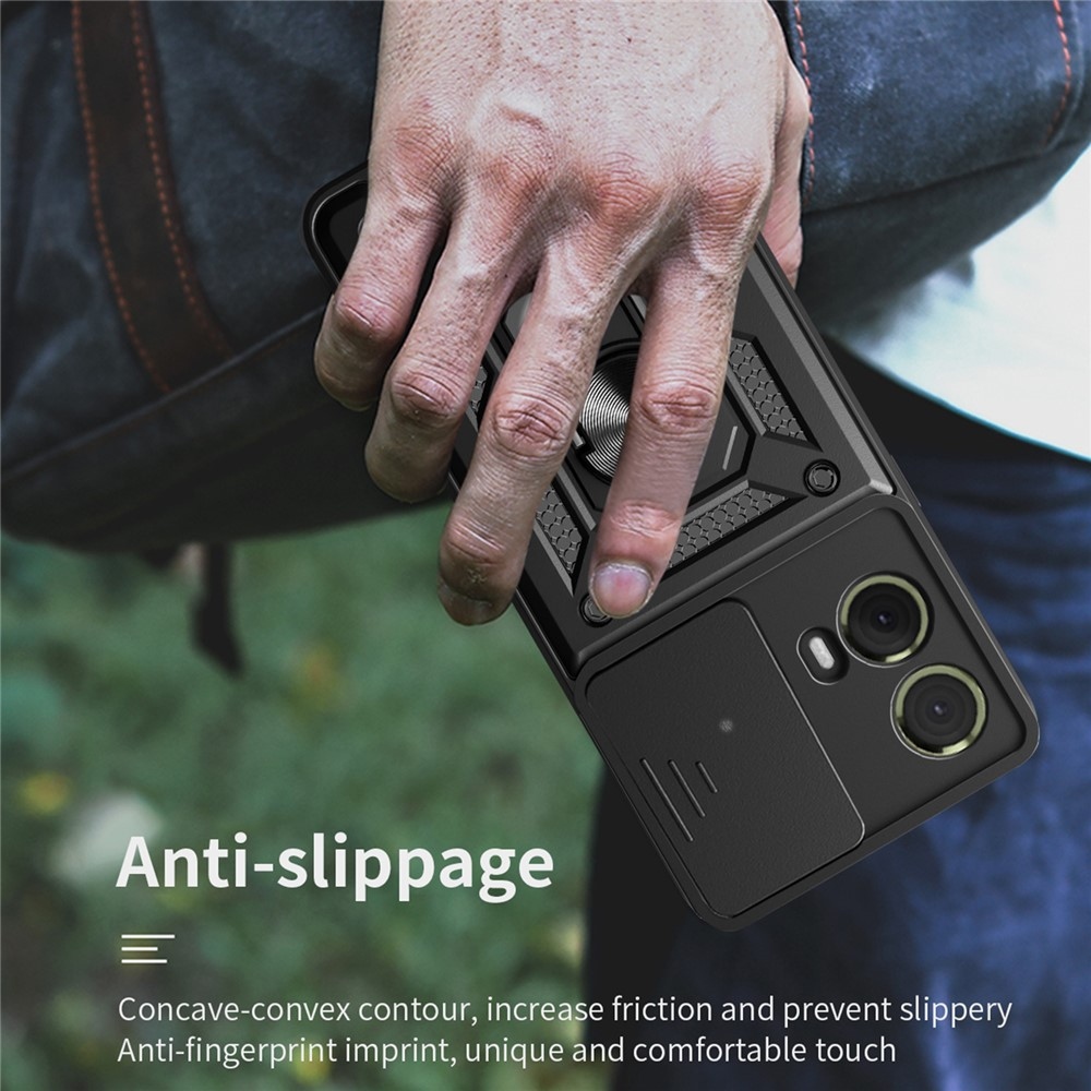 Slide odolný kryt na Motorola Moto G85 5G - černý