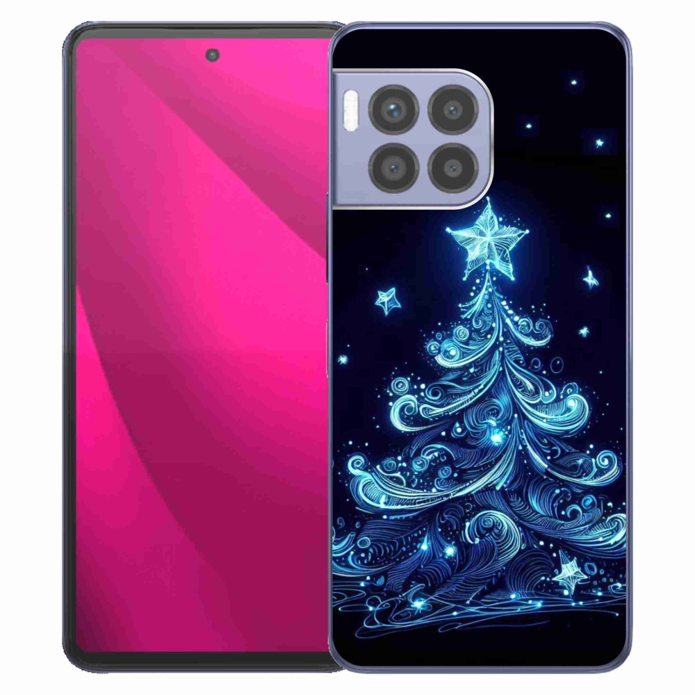 Gelový kryt mmCase na T-Mobile T Phone 2 Pro - neonový vánoční stromek 4