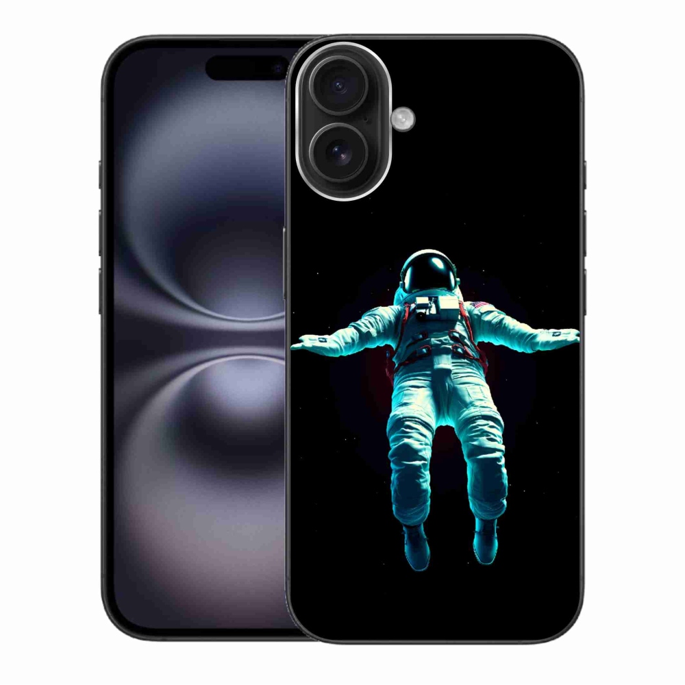 Gelový kryt mmCase na iPhone 16 Plus - kosmonaut
