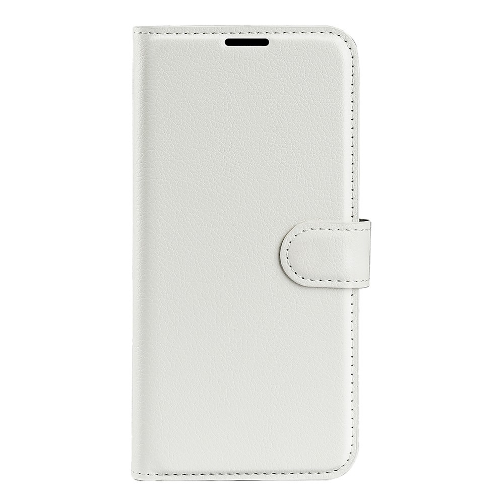 Litchi knížkové pouzdro na Samsung Galaxy Xcover 7 Pro - bílé