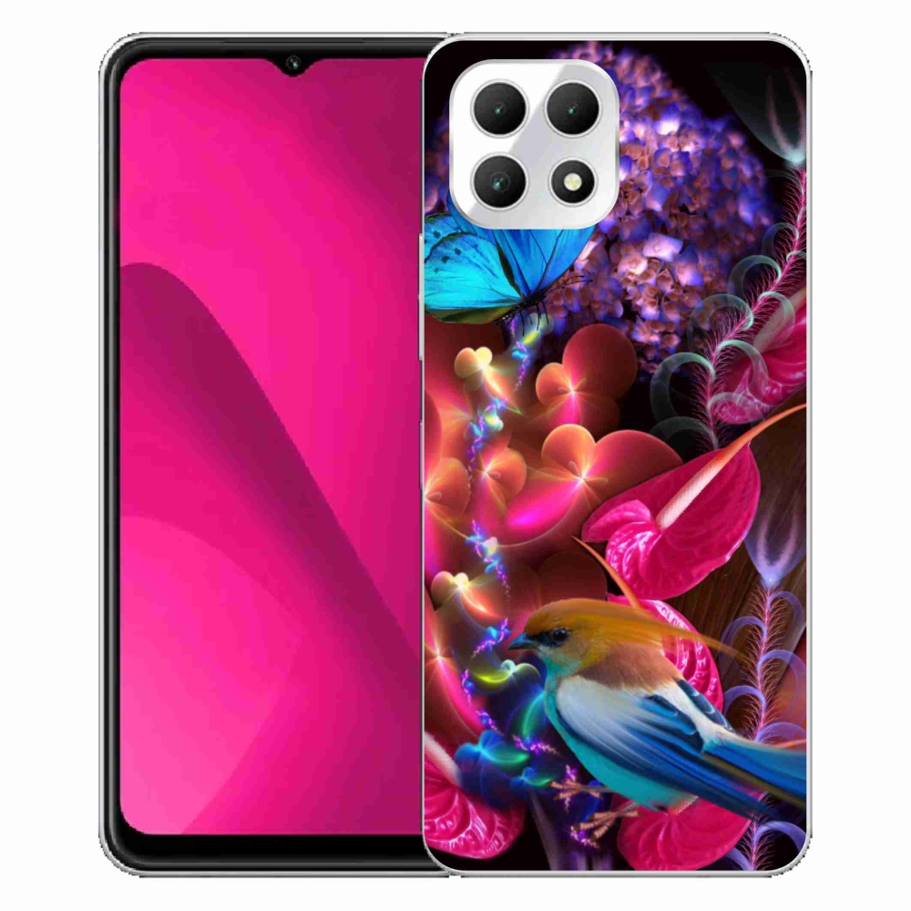 Gelový kryt mmCase na T-Mobile T Phone 2 - barevné květiny