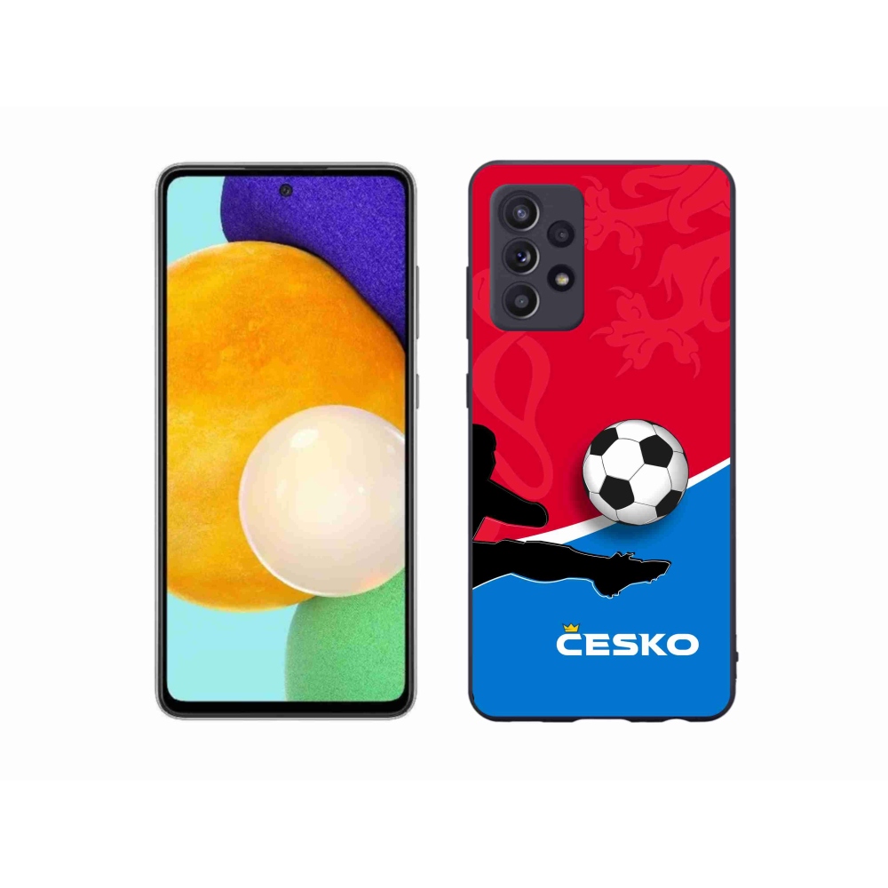 Gelový kryt mmCase na Samsung Galaxy A52/A52 5G - fotbal Česko 2