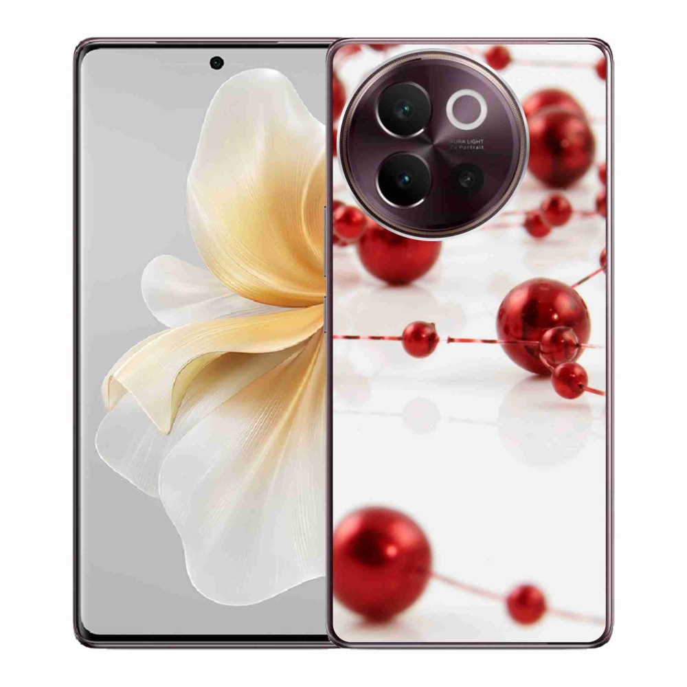 Gelový kryt mmCase na Vivo V40 Lite 5G - vánoční řetěz