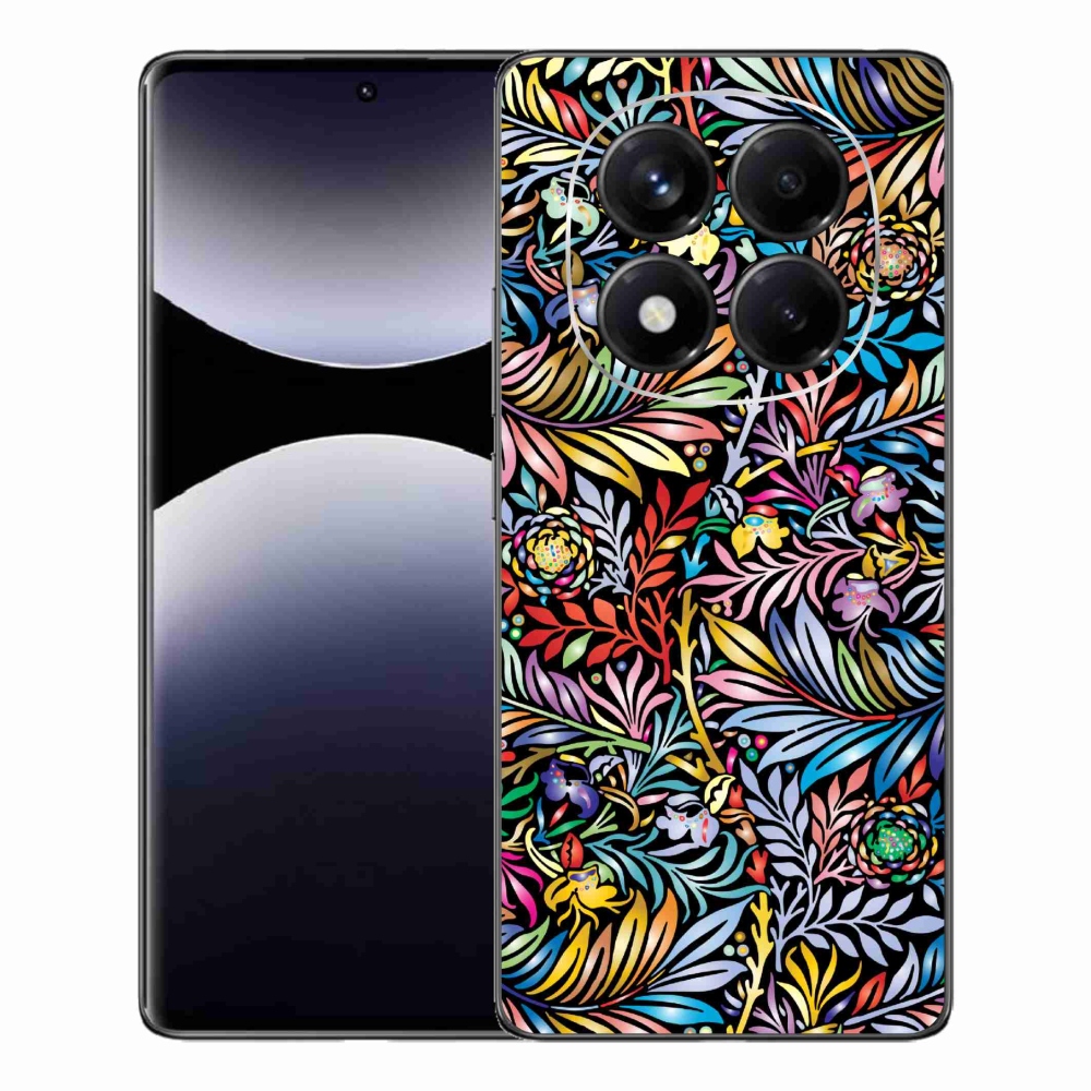 Gelový kryt mmCase na Xiaomi Redmi Note 14 Pro - květiny 5