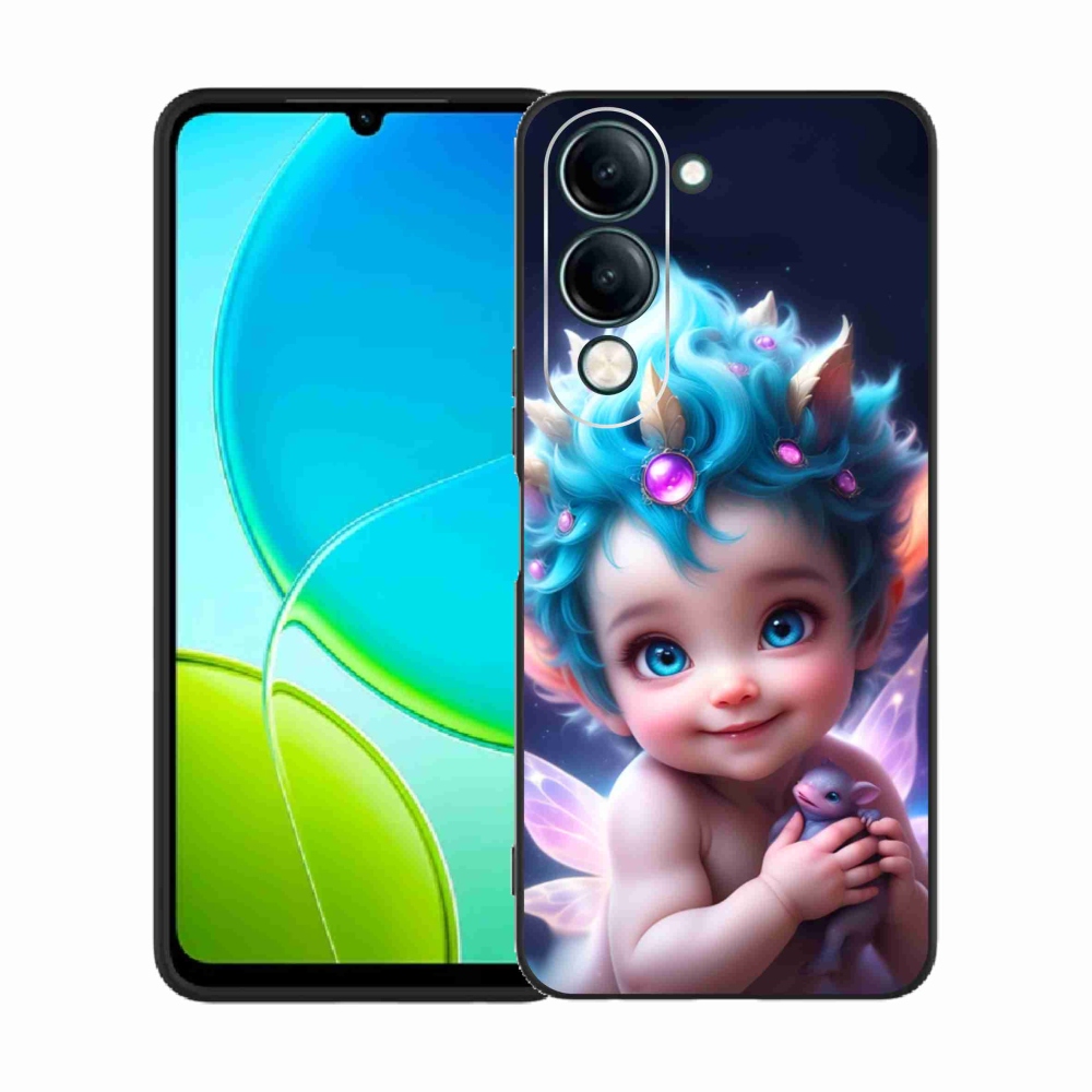 Gelový kryt mmCase na Vivo Y29s 5G - dítě s motýlími křídly