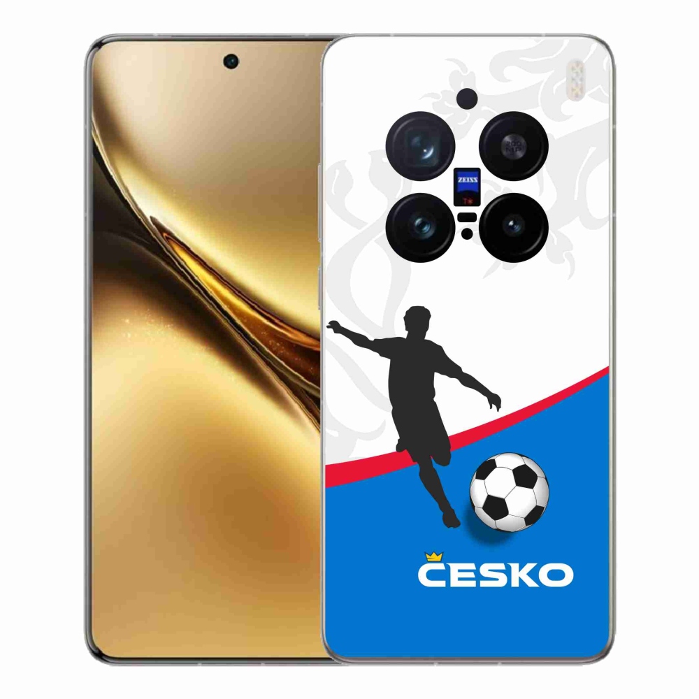 Gelový kryt mmCase na Vivo X200 Pro 5G - fotbal Česko 1