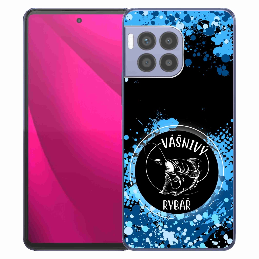 Gelový kryt mmCase na T-Mobile T Phone 2 Pro - vášnivý rybář černé pozadí