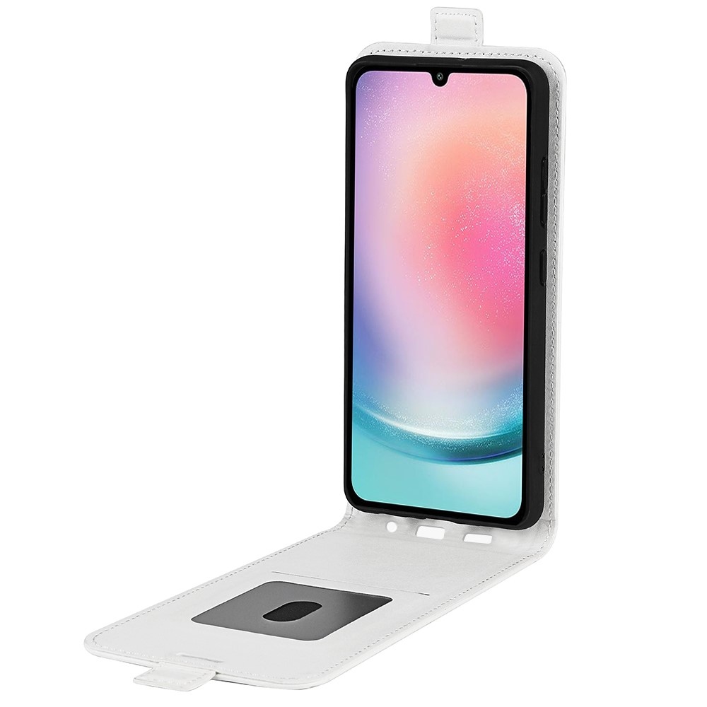 Vertical knížkové pouzdro na Samsung Galaxy A25 5G - bílé