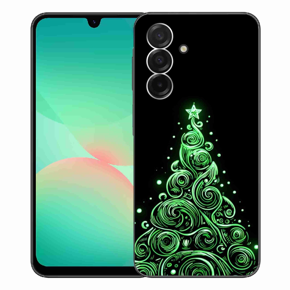 Gelový kryt mmCase na Samsung Galaxy A26 5G - neonový vánoční stromek 3