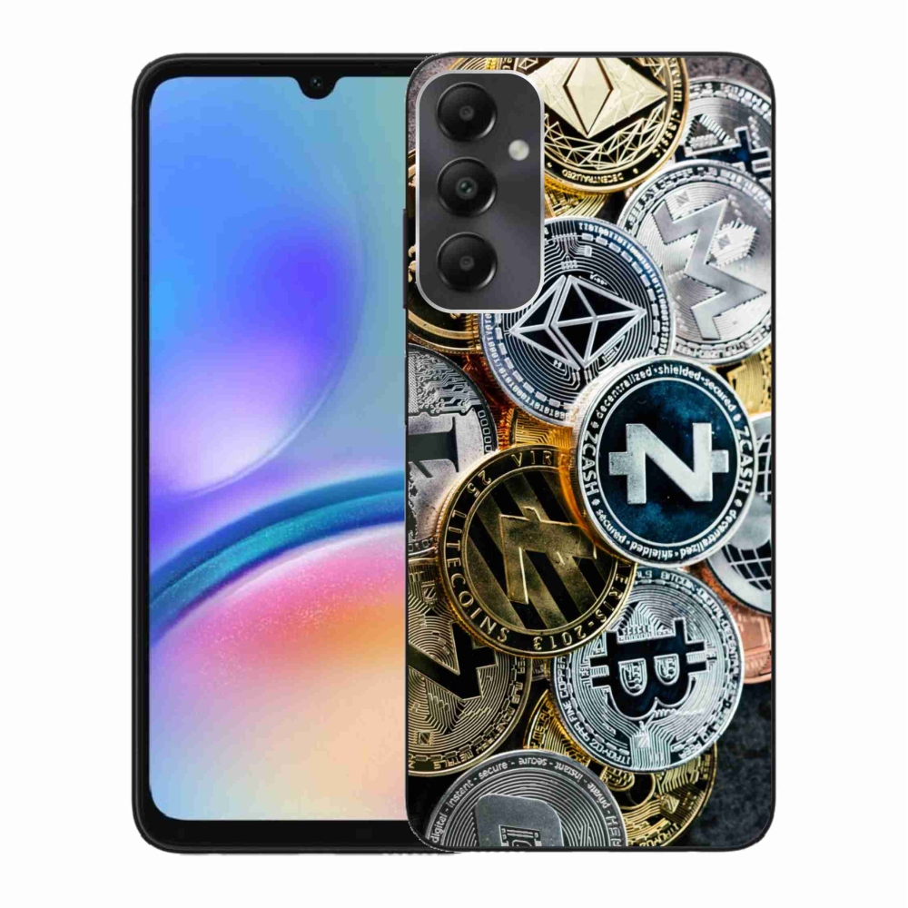 Gelový kryt mmCase na Samsung Galaxy A05s - kryptoměny