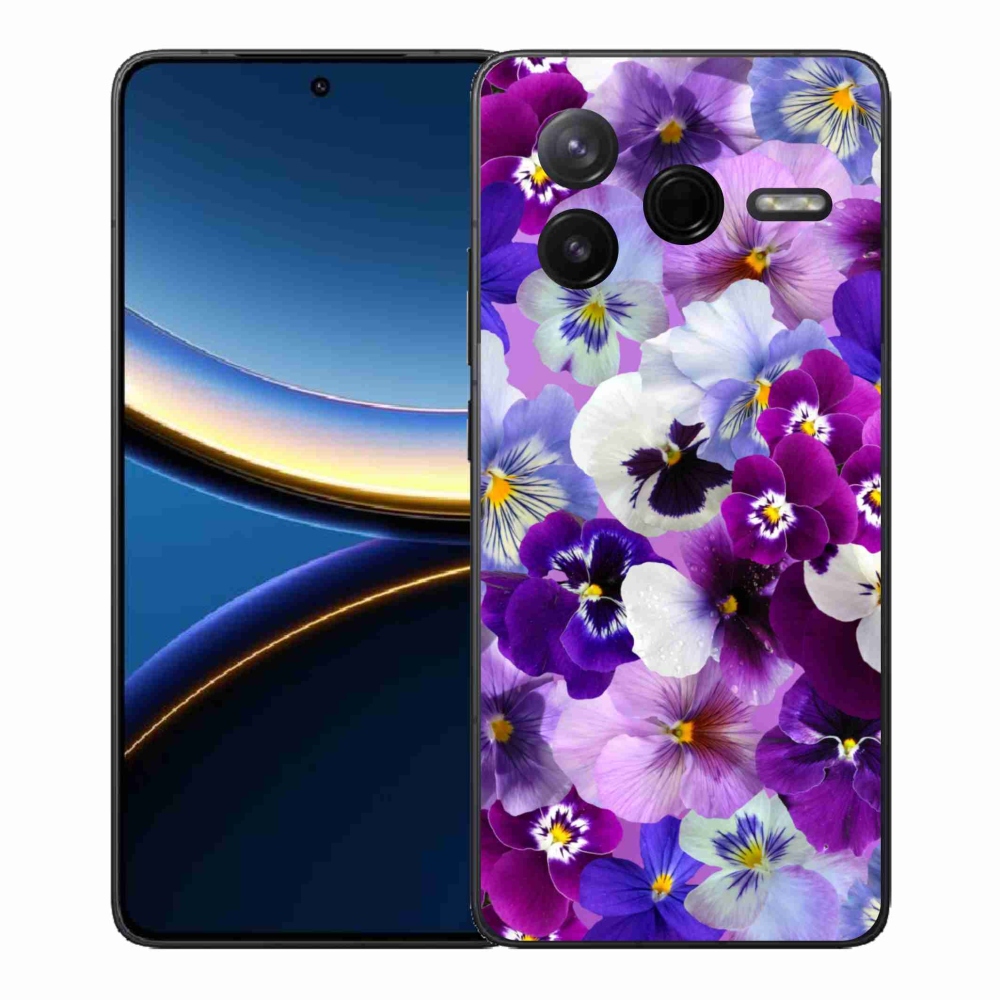 Gelový kryt mmCase na Xiaomi Poco F7 Pro - květiny 9