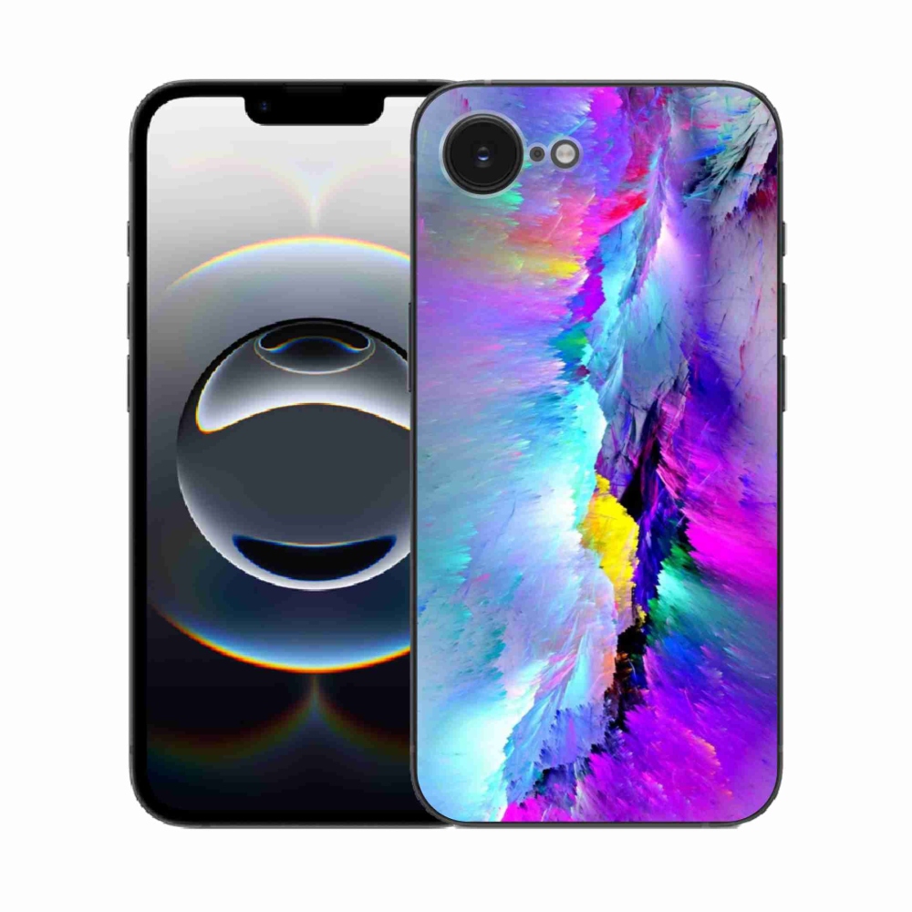 Gelový kryt mmCase na iPhone 16e - abstrakt