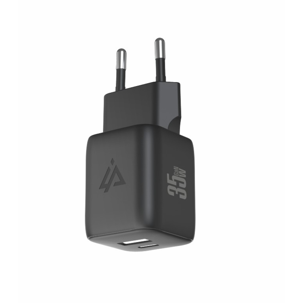 iPEAX GaN Síťová nabíječka 35 W, 1x USB-C a 1x USB-A - černá