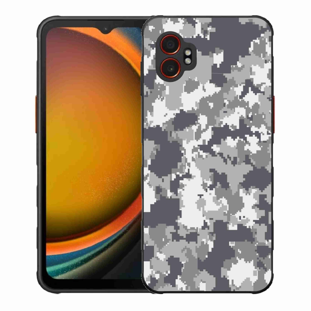 Gelový kryt mmCase na Samsung Galaxy Xcover 7 Pro - maskáčový vzor 2